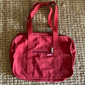 BAGGALLINI Red Tote Bag with Durable Canvas and Sporty Style
